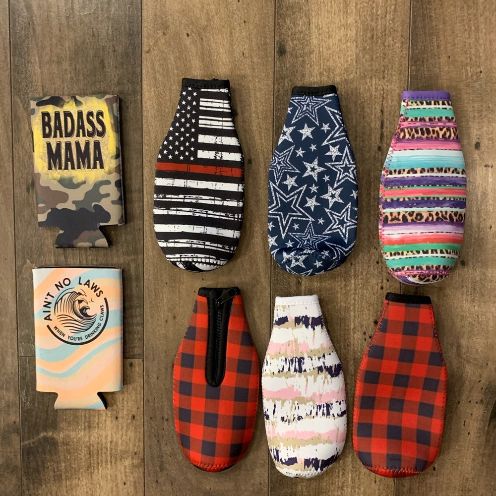Bottle koozies- slim can